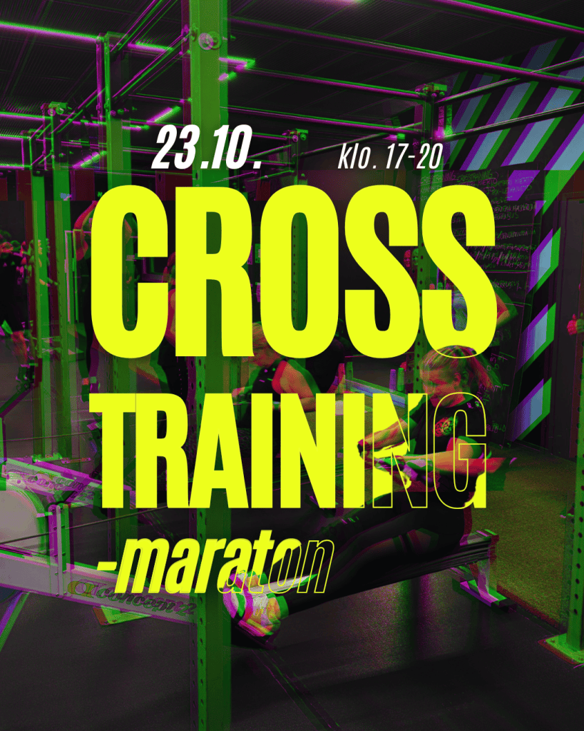 Crosstraining-maraton 23.10.2026 klo 17–20